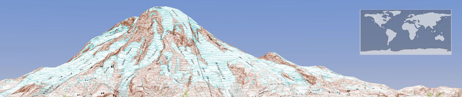 USGS Topographic - Mount Rainier