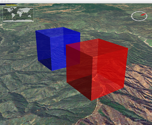 Cube with correct transparency Cube with correct transparency
