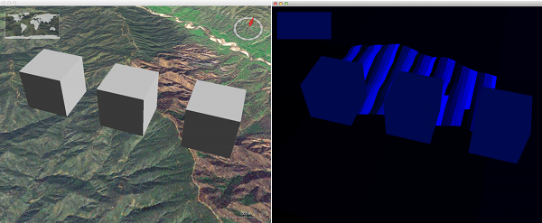 Normal rendering vs. picking Normal rendering vs. picking
